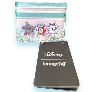 Loungefly Disney Cats Flower Field Cardholder